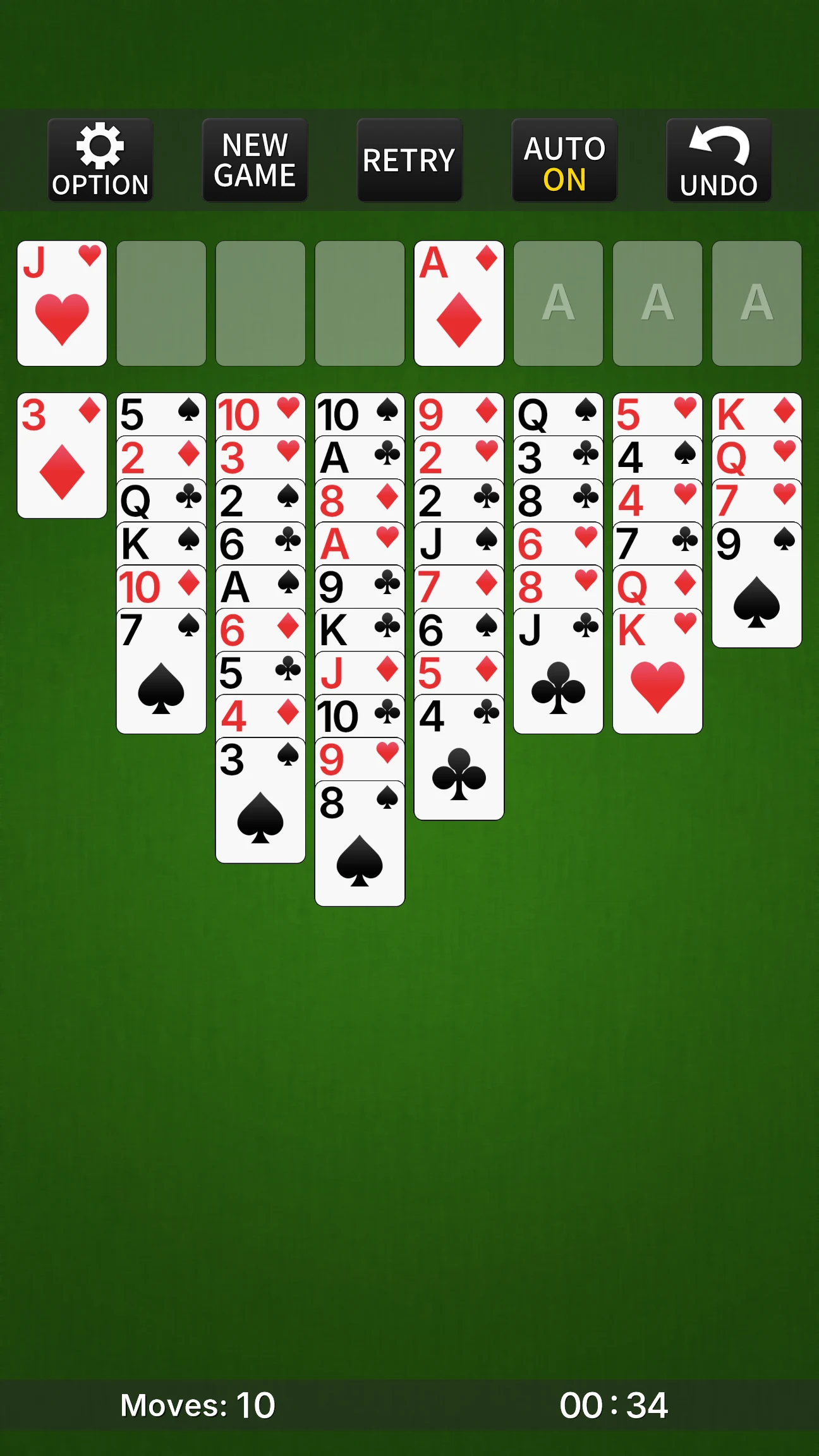 FreeCell [card game] screenshot
