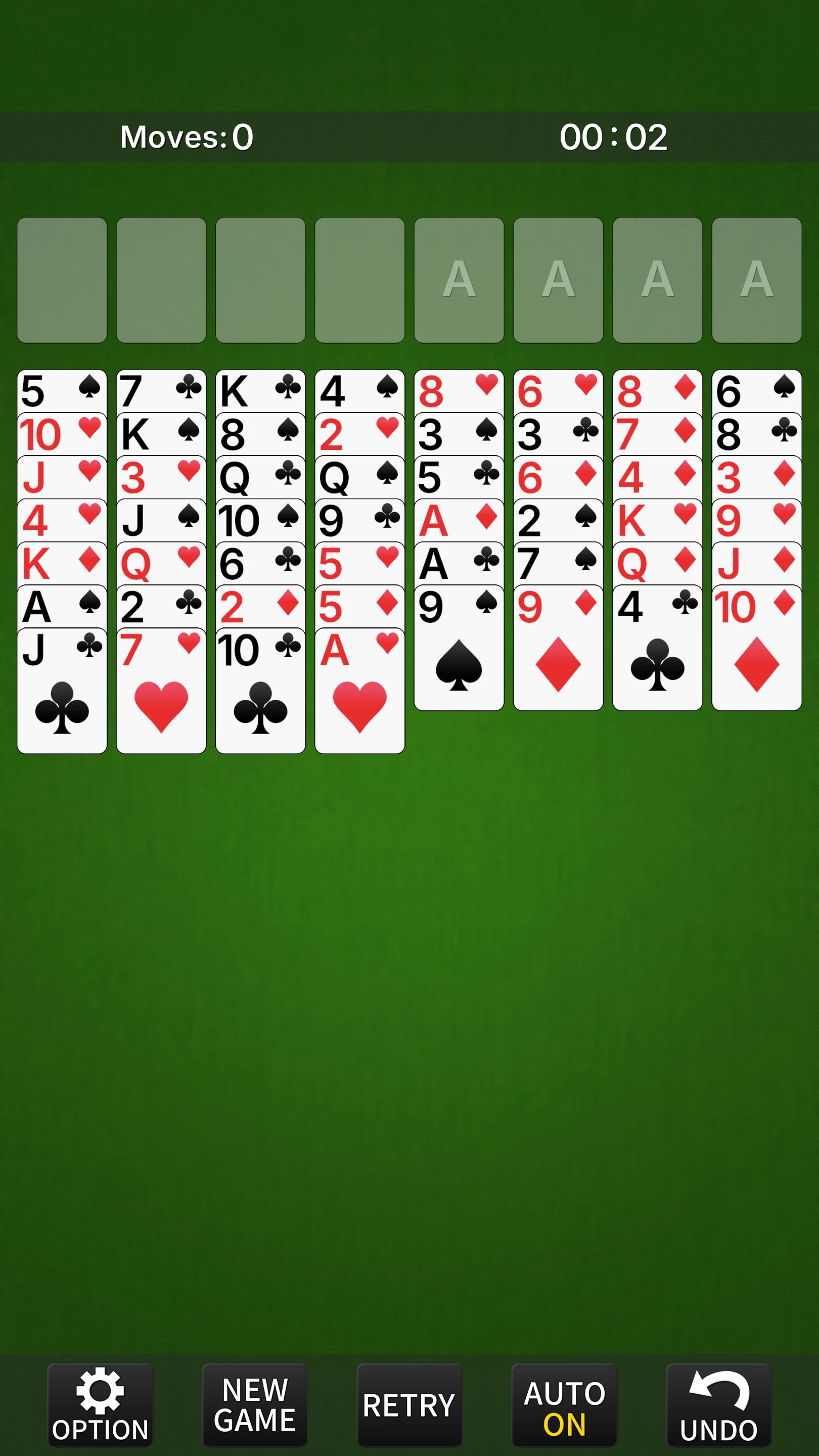 FreeCell [card game] screenshot