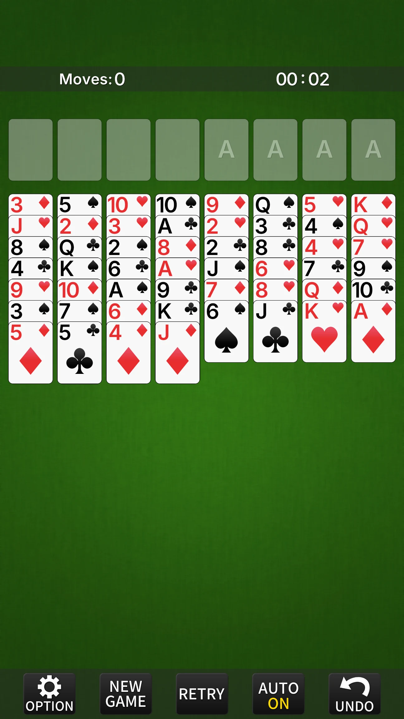 FreeCell [card game] screenshot