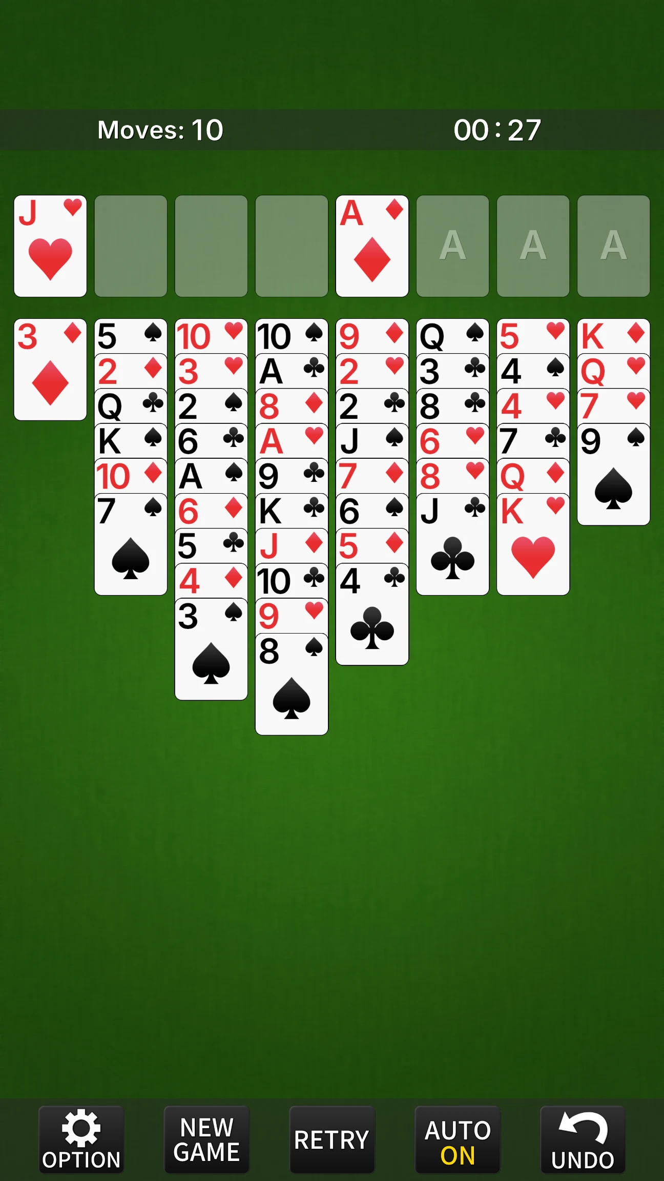 FreeCell [card game] screenshot
