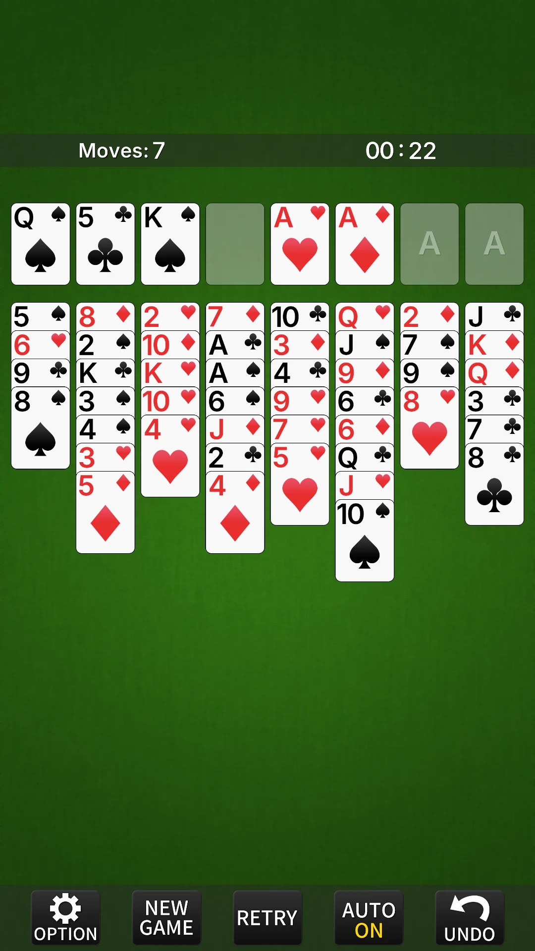 FreeCell [card game] screenshot